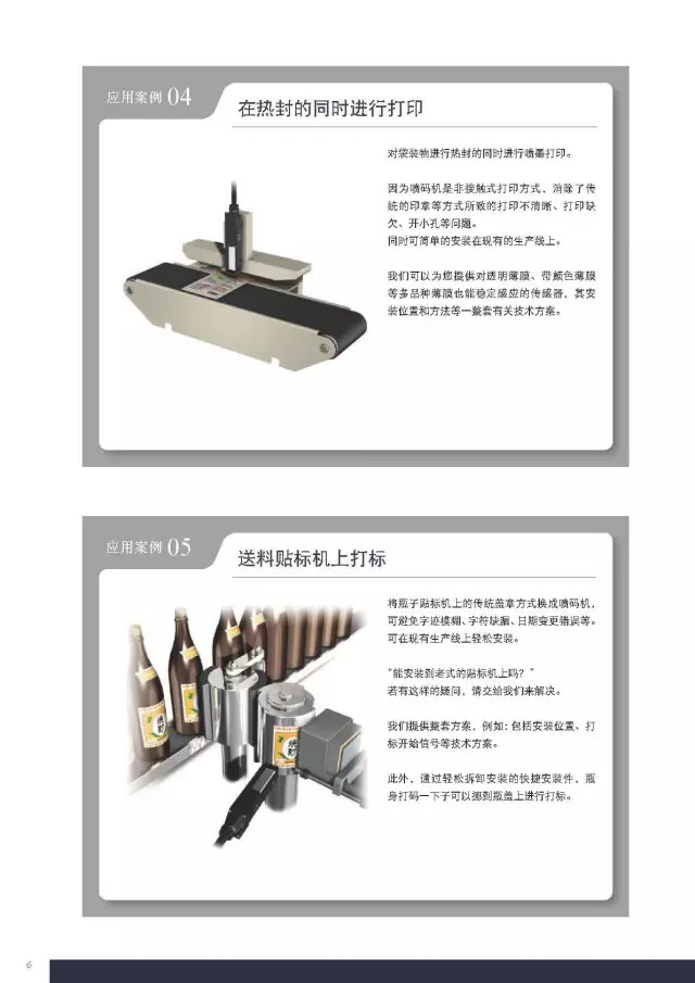 噴碼機各行業應用安裝圖示指導