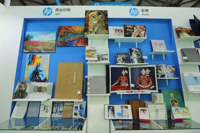 全印展上，HP噴碼機推出各類打印技術的作品