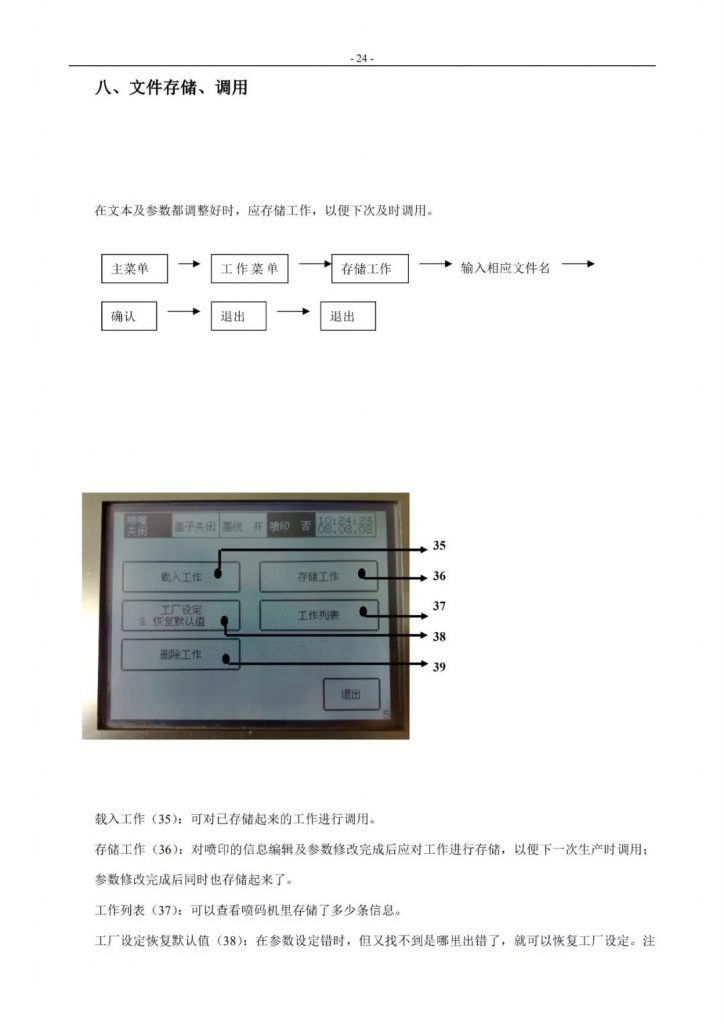 萊賓格噴碼機(jī)簡易操作手冊