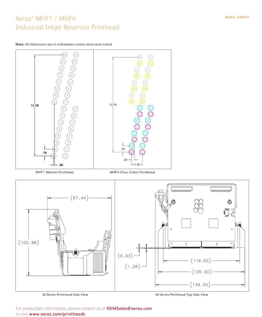 施樂Xerox—噴墨打印機噴頭